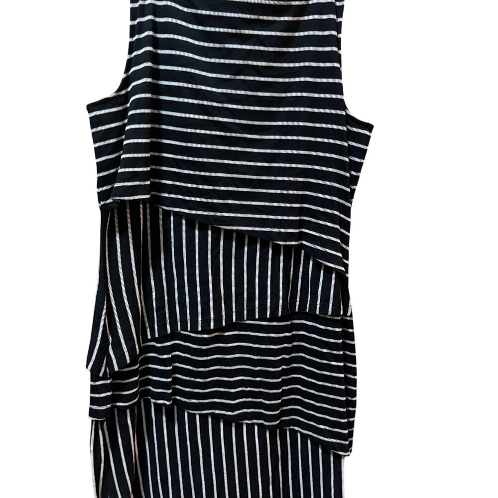 Striped sleeveless dress size large - Picture 9 of 12
